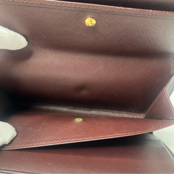 ♥️LOUIS VUITTON Monogram Mini Portotrezole Long Wallet RARE!! ❤️ - Picture 9 of 11